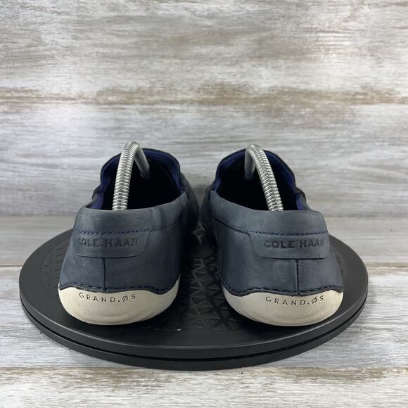 Cole Haan Men’s MotoGrand Suede Penny Driving Shoes Size 10 - Picture 4 of 9